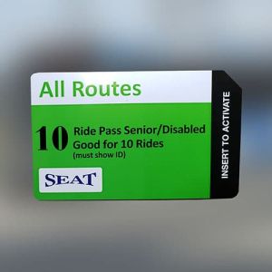 Senior/Disabled 10 Ride Pass